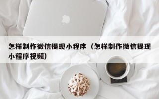 邯郸怎样制作微信提现小程序（怎样制作微信提现小程序视频）